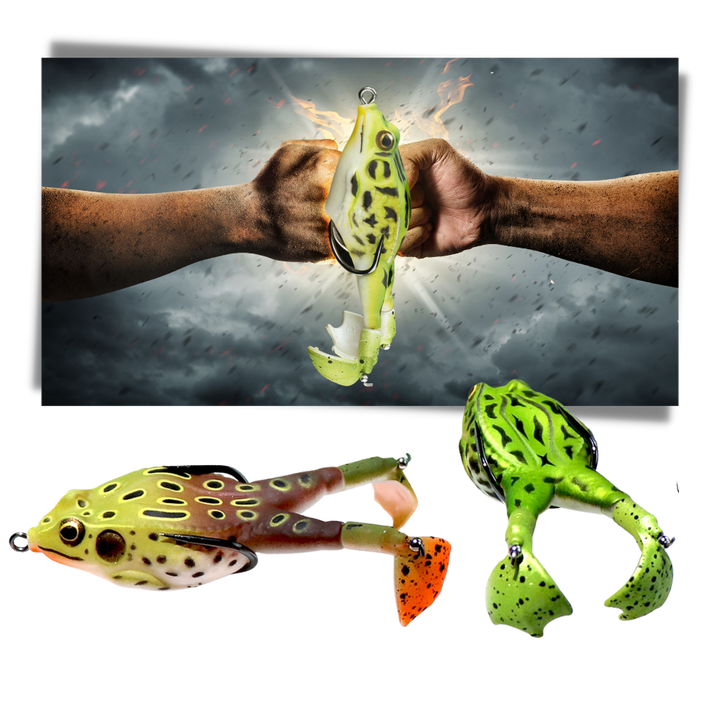 Silikonfrosk fiskeagn