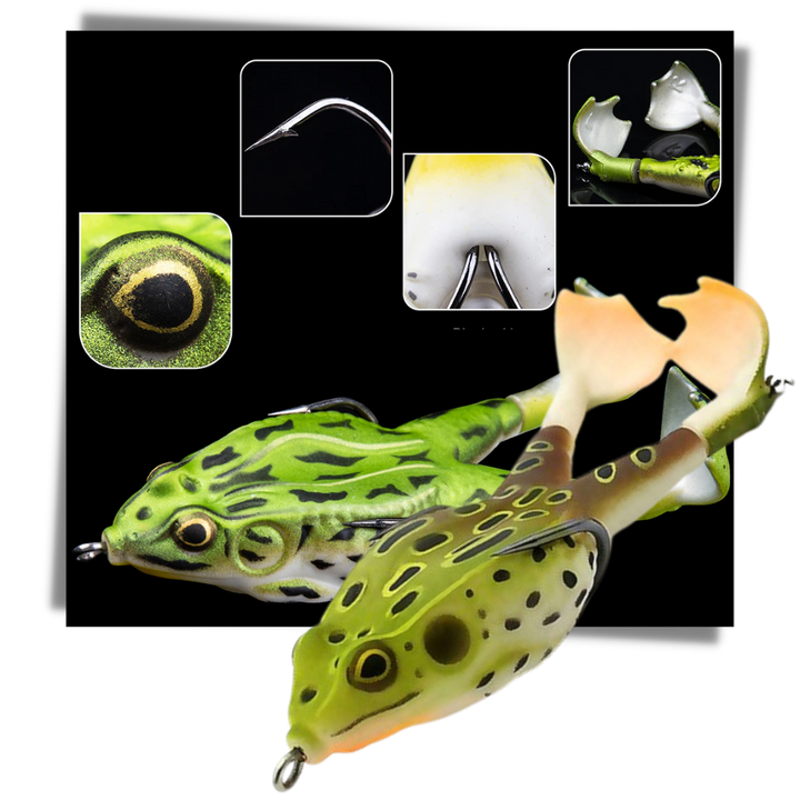 Silikonfrosk fiskeagn