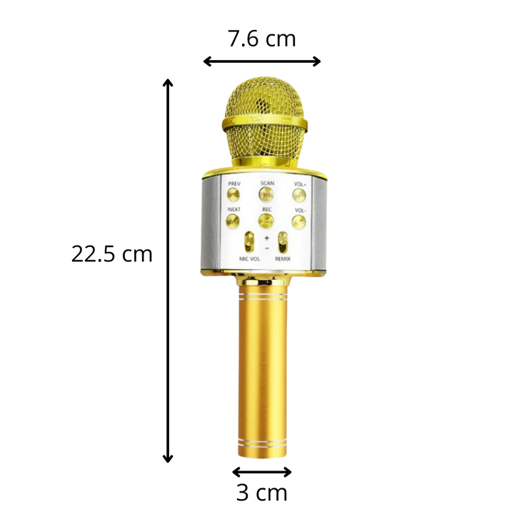 Trådløs Bluetooth karaoke mikrofon