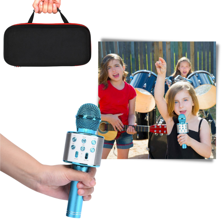 Trådløs Bluetooth karaoke mikrofon