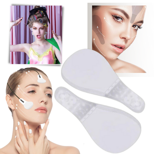 Usynlige ansiktsløftende klistremerker