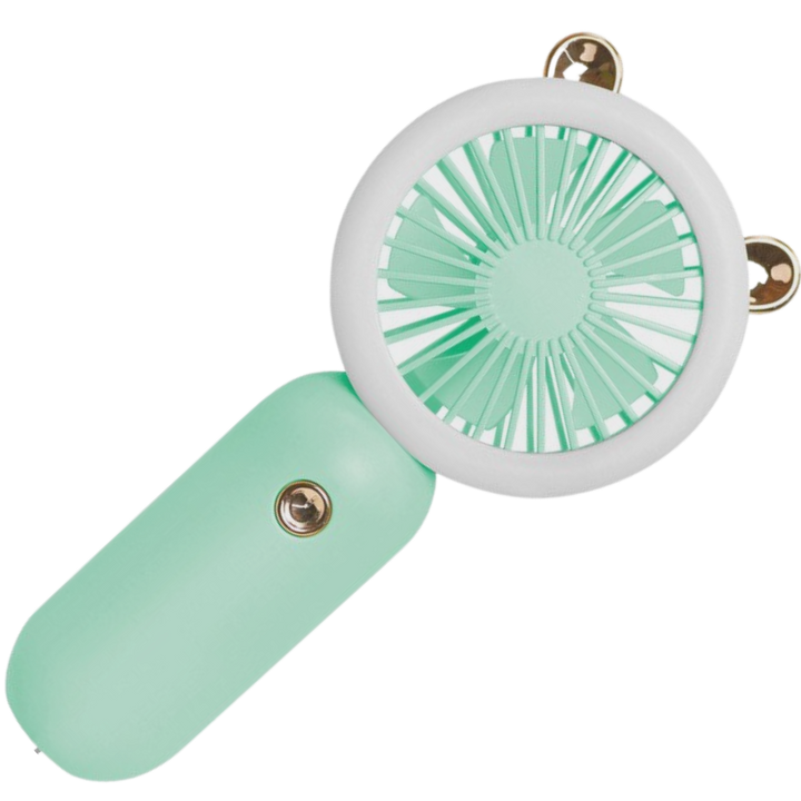 Håndholdt USB-vifte med LED
