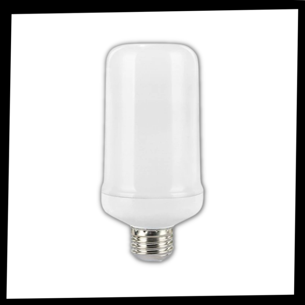 LED-lampe med flammeeffekt