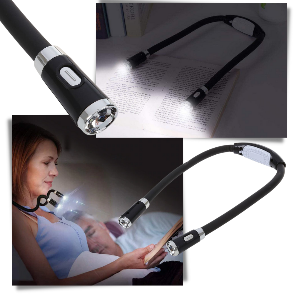 LED hals leselampe
