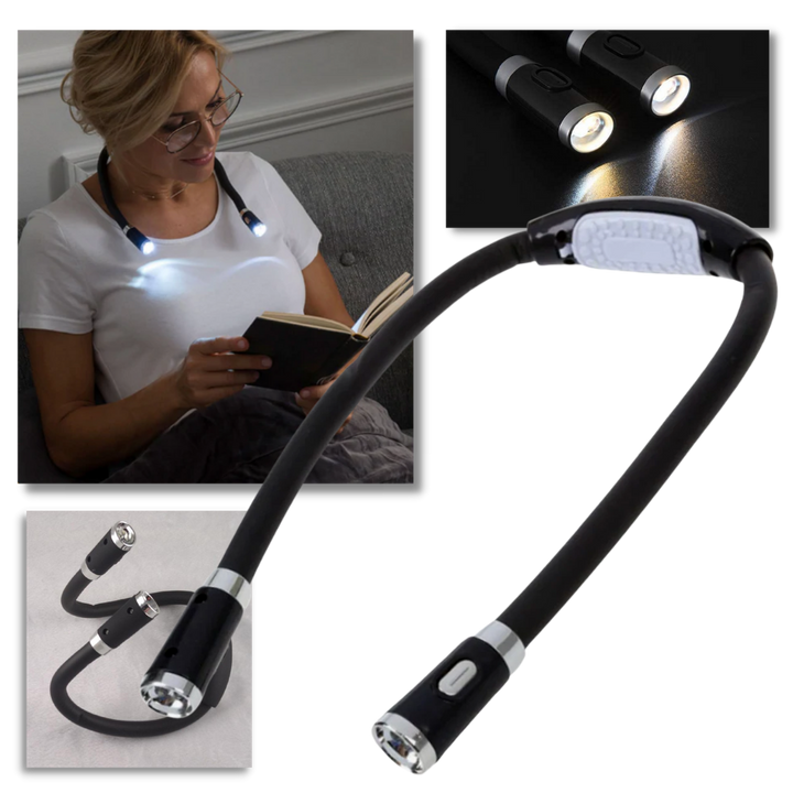LED hals leselampe