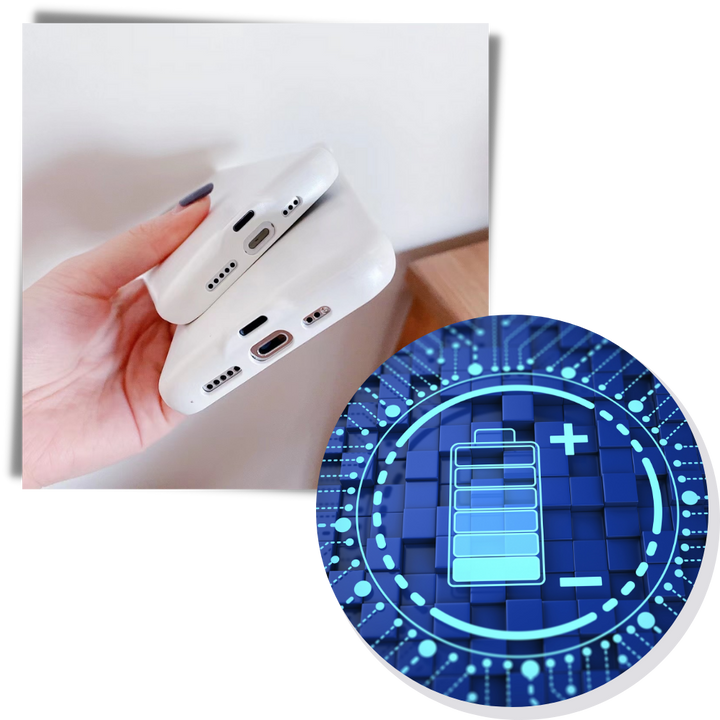 Telefondeksel med LED-ringlys