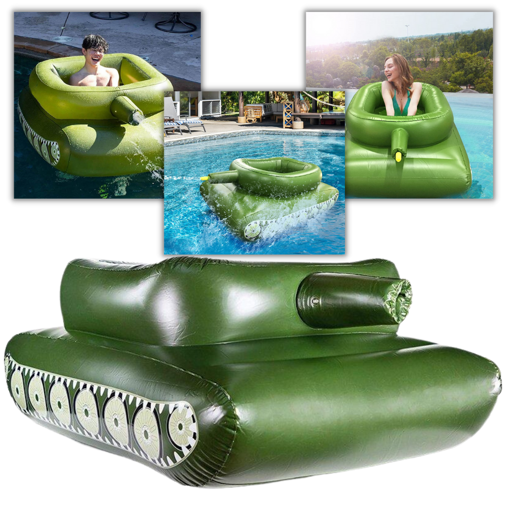 Oppblåsbar flytende tanks