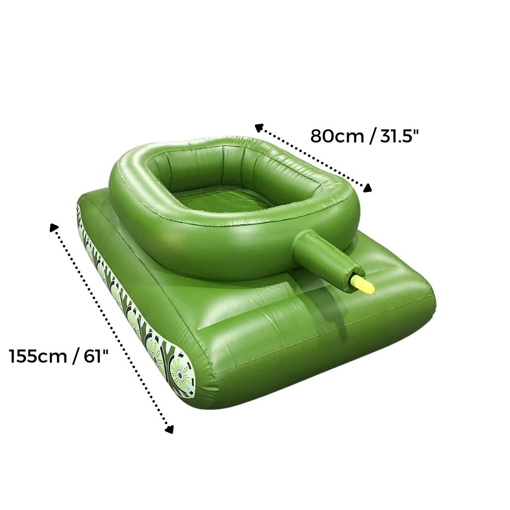 Oppblåsbar flytende tanks