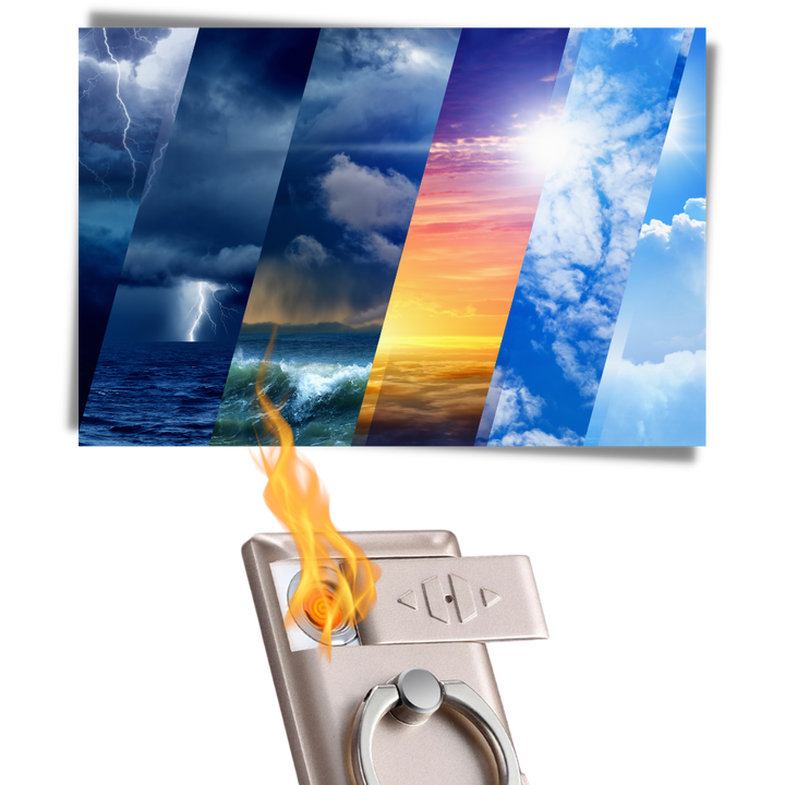Telefonring med lighter