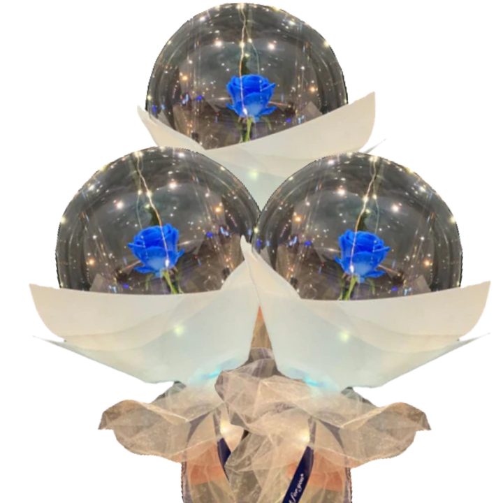 Vakker Rose LED-ballong