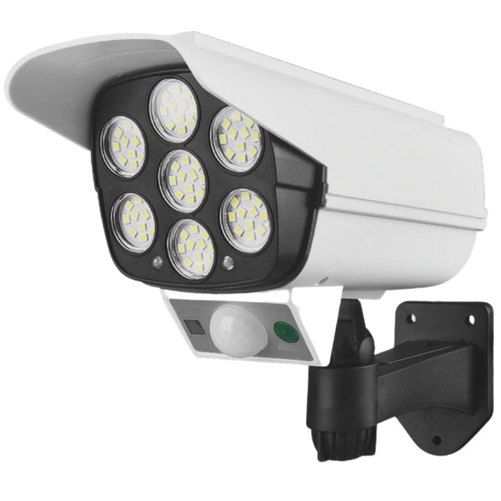 Solcelledrevet LED-lampe med bevegelsessensor