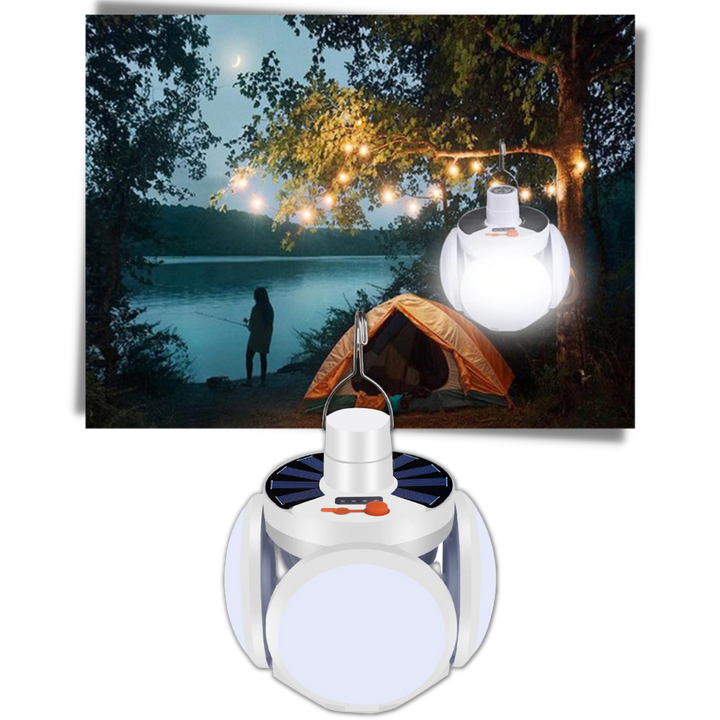 Oppladbar camping LED-lampe