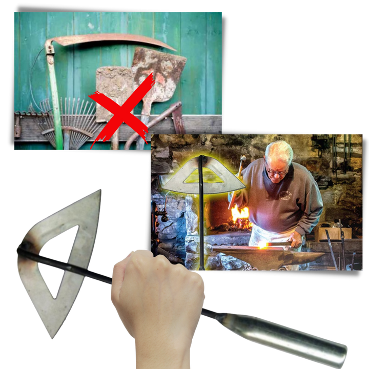 Håndholdt hul hakke i stål