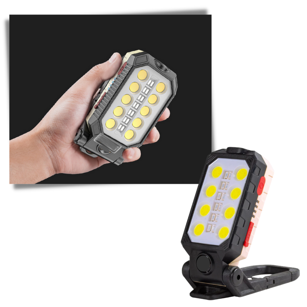 Justerbar vanntett LED-lommelykt