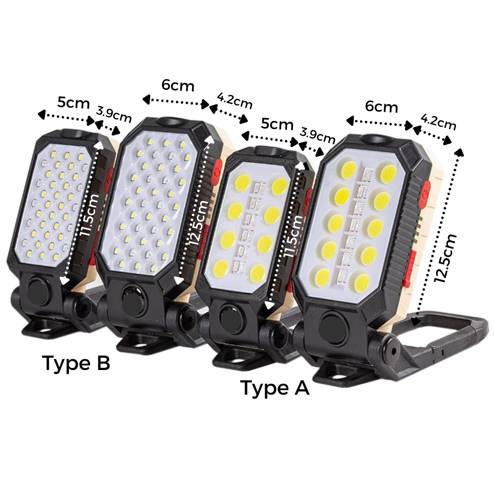 Justerbar vanntett LED-lommelykt