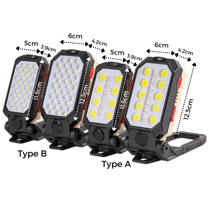 Justerbar vanntett LED-lommelykt