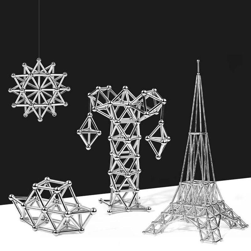 Norvo | Magnetix MagniBlocks | Bygg din verden full av kreativitet - DIY Magnetiske Stenger og Kuler Sett