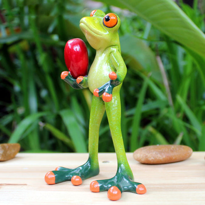 Skanto | Festival Frog Resin Crafts Frog Pastoral Ornament