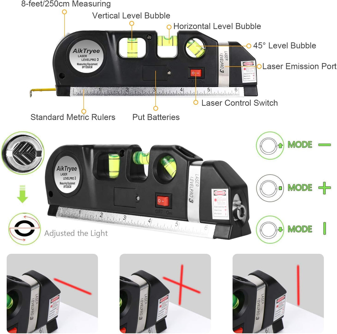 TrueAlign Laser Level — Skap perfekte linjer på kort tid og føl deg som en proff uten stress | Skanto