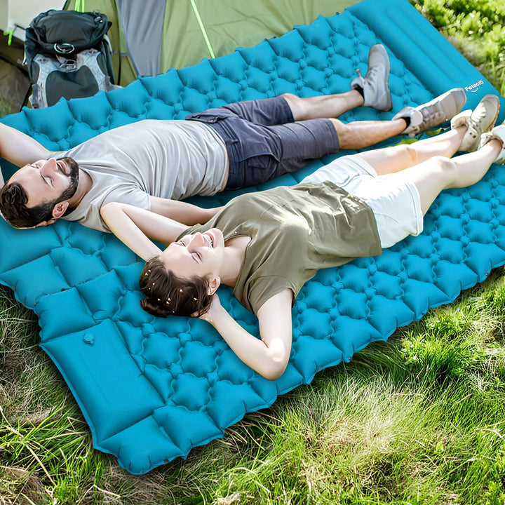 Sovematte camping matte fotpumpe | Skanto