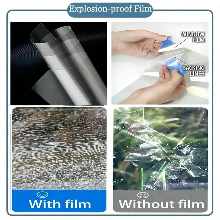 Skanto | Reflekterende Film - Personvern Solblokkering Anti UV