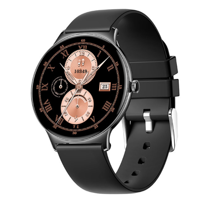 Skanto | SlimFit Ultimate Smartwatch – Ultratynn, helseovervåking & AMOLED-skjerm