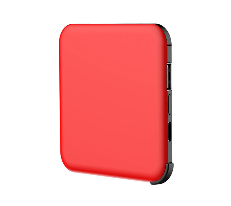 Skanto | Tinier & Thinner Solenergi Power Bank med 3-i-1 Skjult Kabel