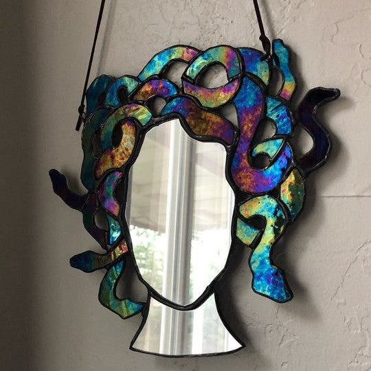 Skanto | Medusa Glassmaleri Solfanger Speil