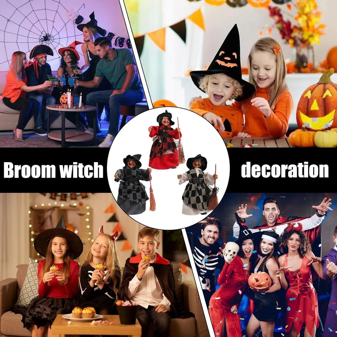 Skanto | Halloween heks dukke statue dekorasjon skrivebord