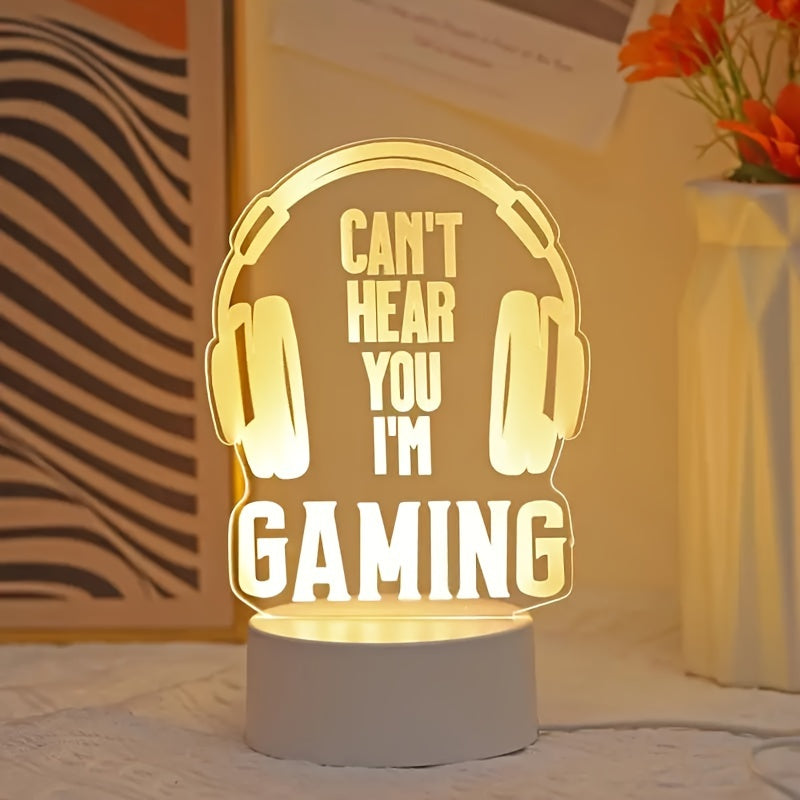 GameLamp - Kompakt LED Bordbelysning med USB Skanto