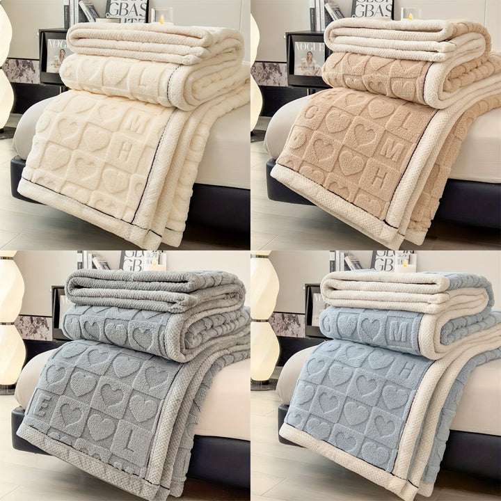 CozyCoral – Luksus Fleece-teppe for Alle Årstider Skanto