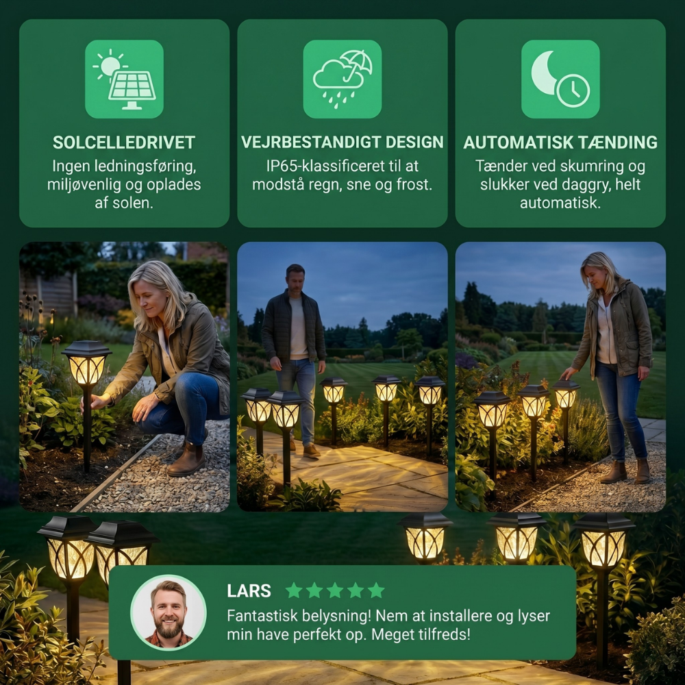 LumaPath Solar Light for Garden Paths | Skanto