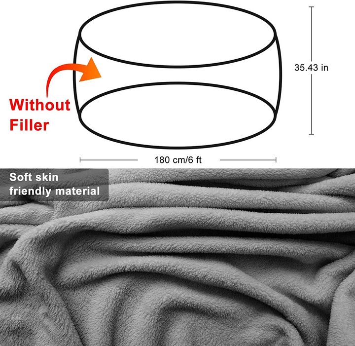 Skanto | Bean Bag Cover 5ft Svart