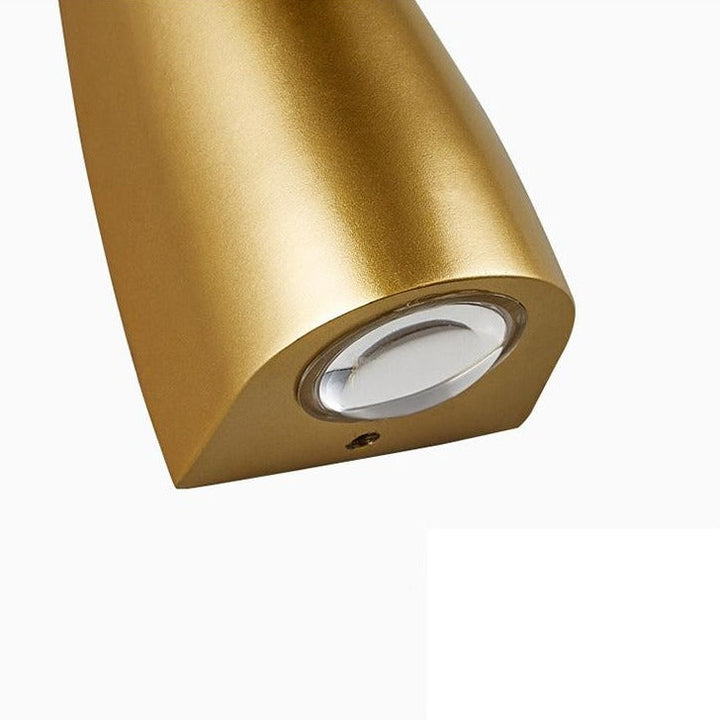 Skanto | Moderne Enkel Lang Horn 2-Lys LED Innendørs og Utendørs Vegglampe