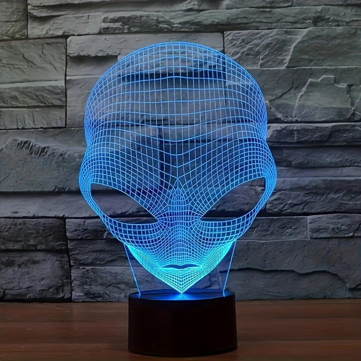 Skanto | AstroLight – 3D-alienlampe med LED fargebelysning og berøringskontroll