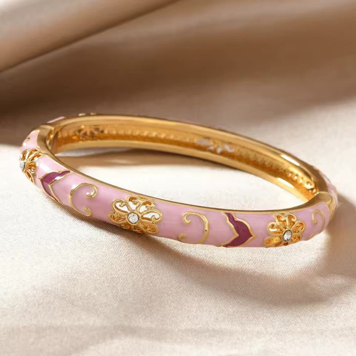 Skanto | 4 deler Blomsterdekorert Armbåndstabel