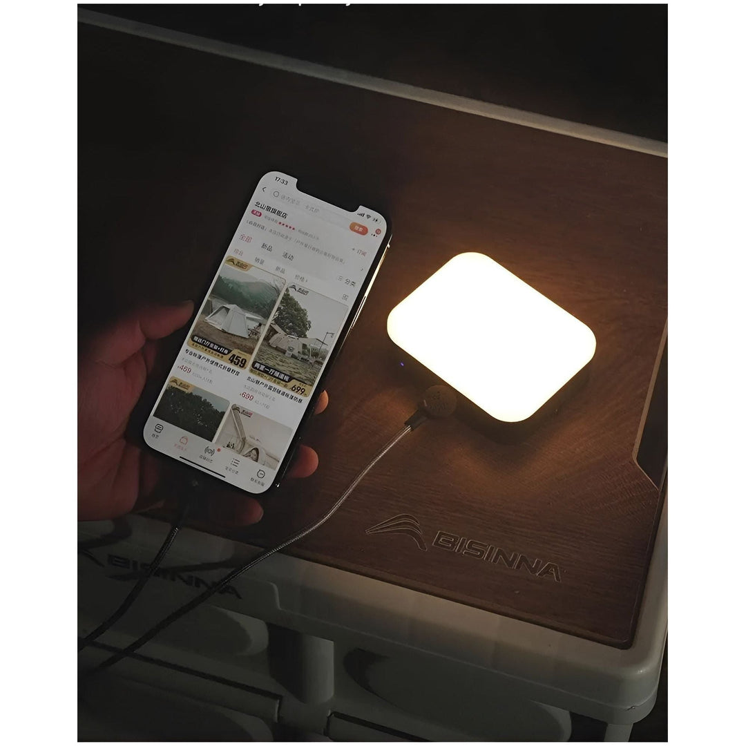 MagnaGlow – Magnetisk oppladbar LED-lampe med rund, kompakt design Skanto