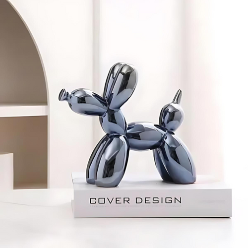 Skanto | Dekorativ Keramisk Ballonghund Statue