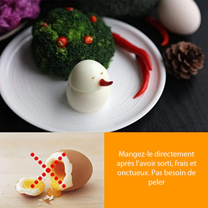 Mini Egg Cooker, Set med 6 Deler | Skanto
