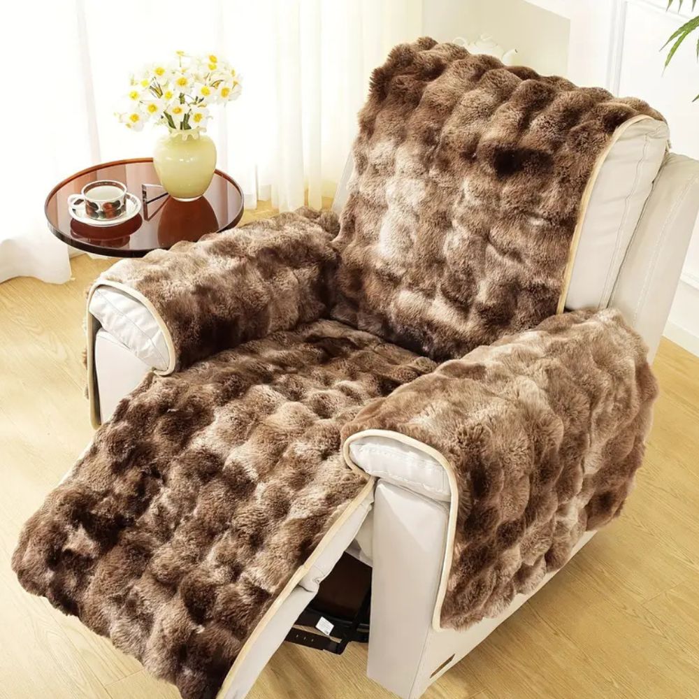 Skanto | Fløyelsmyk Recliner Sofa Dekke
