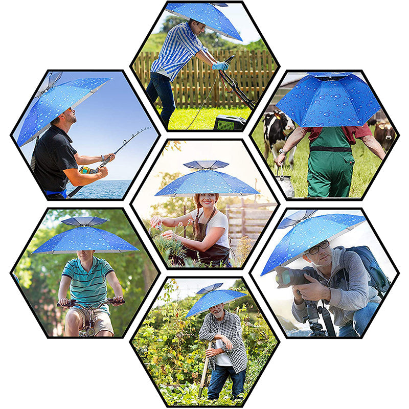 Skanto | Outdoor Dobbel-Lag Regn Paraply Hatt