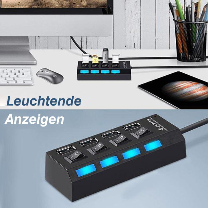 Skanto | Høyhastighets USB Hub med Flere Porter