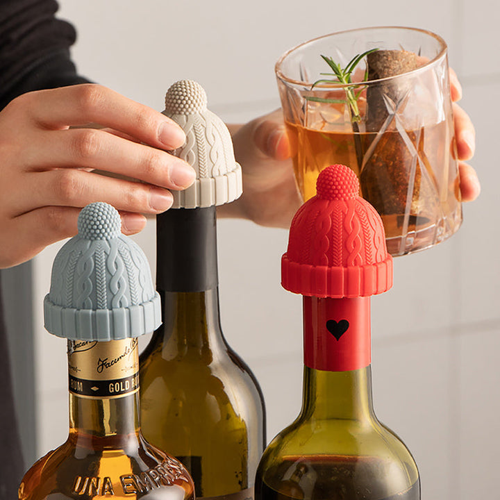 Kreativ Hatt Silikon Vinflaskepropp | Skanto