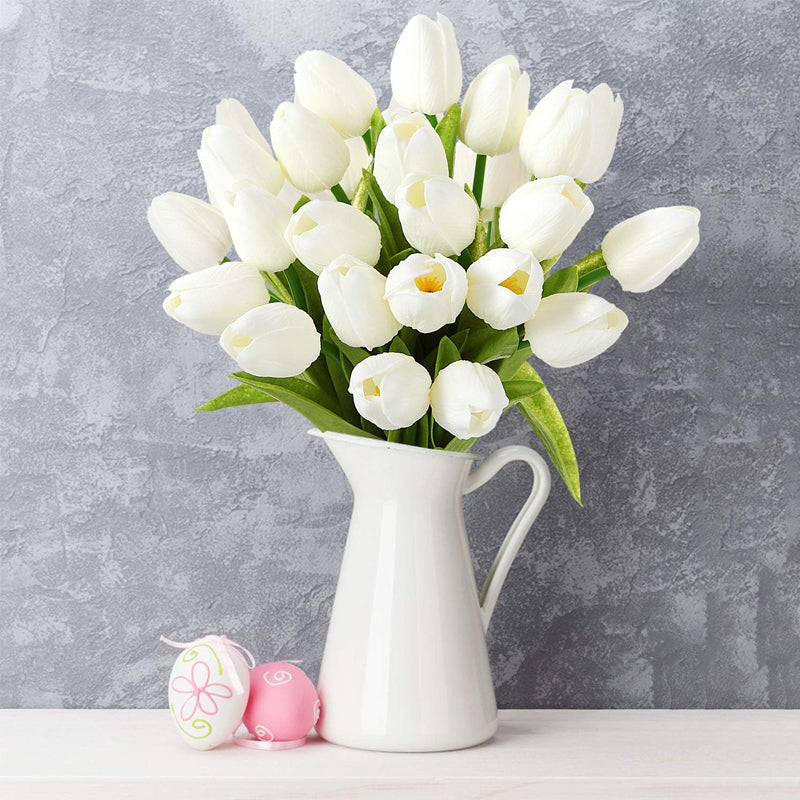 Utendørs kunstige tulipaner (7 stk) | Skanto
