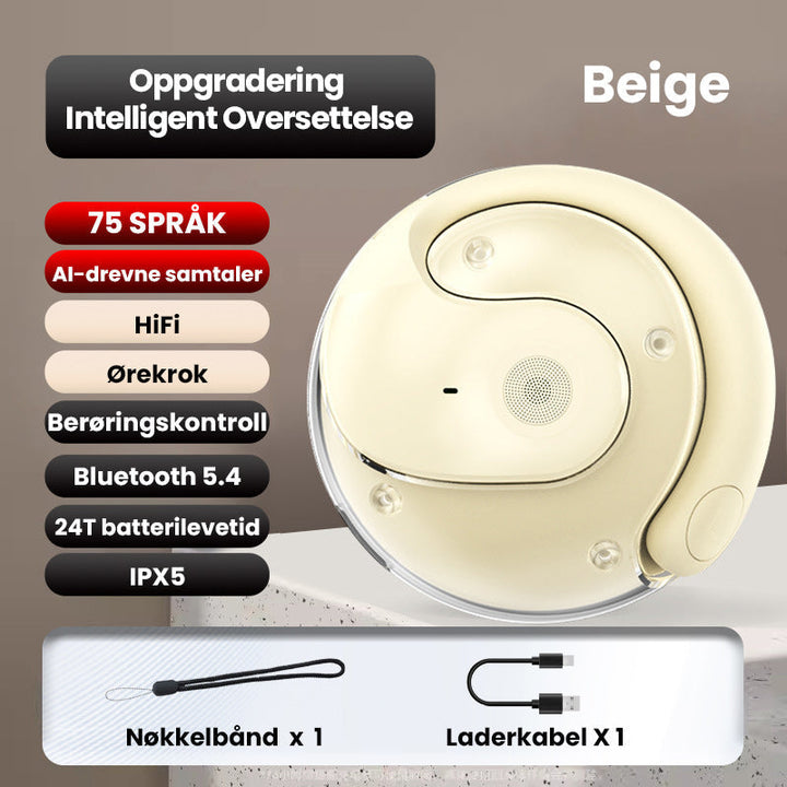 Skanto | Smarte Trådløse Bluetooth Oversettelses Ørepropper