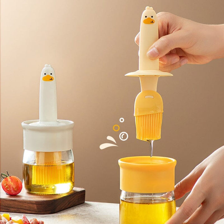 Oljedispenser med pensel for BBQ | Skanto