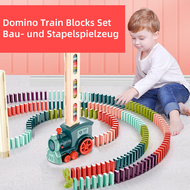 Skanto | Domino Pull Block Set, blokkenspil monterer