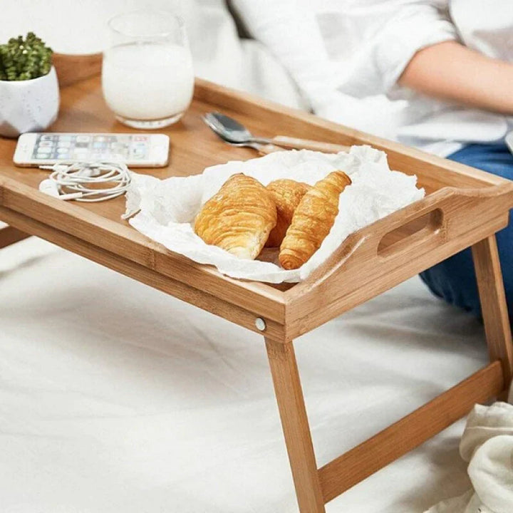Bambus Frokostbrett Seng Bord Skanto