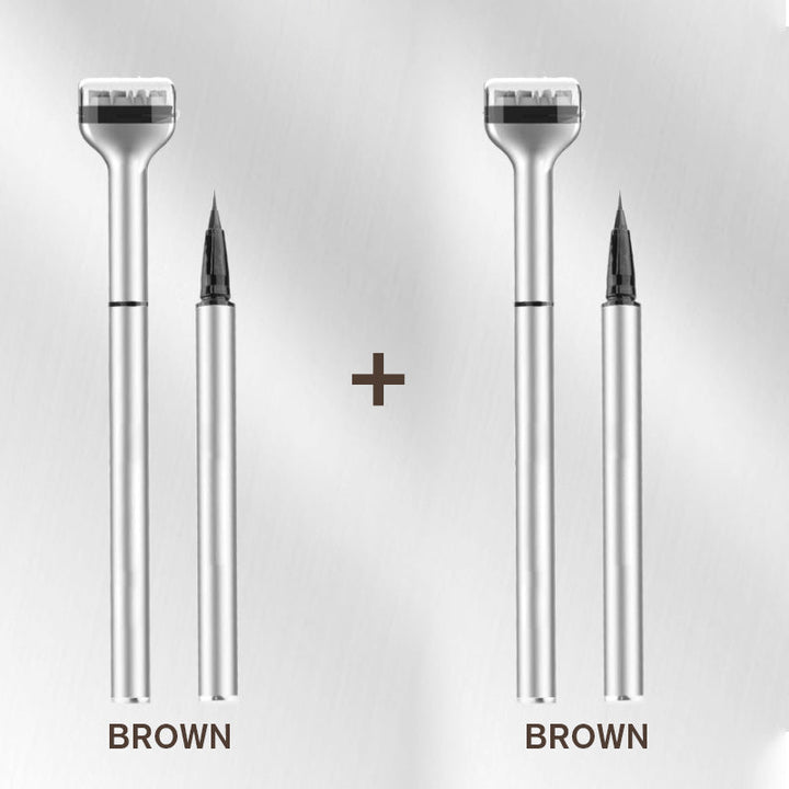 Skanto | 2-i-1 Eyeliner & Nedre Vippestempel Sett