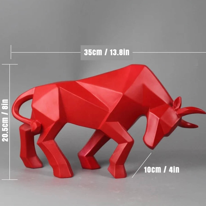 Skanto | Geometrisk Okse Skulptur